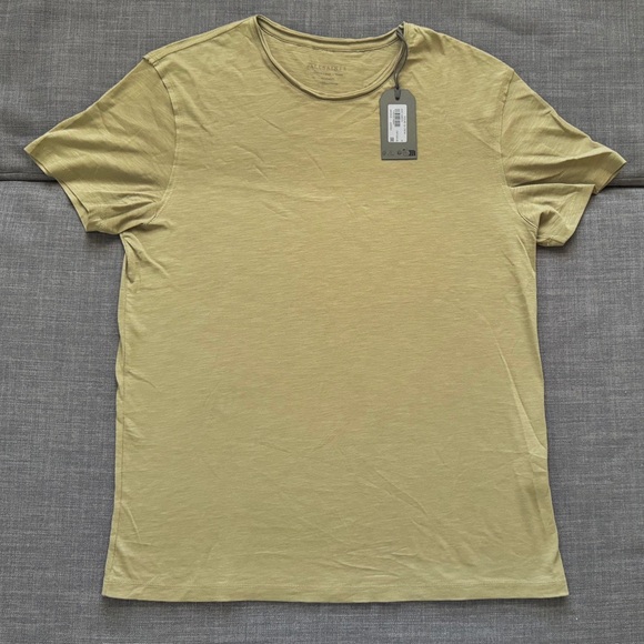 Allsaints Figure T-Shirt Avo green Medium NEW with Tags all Saints Men’s - Picture 3 of 6